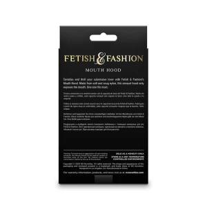 NS NOVELTIES - FETISH  FASHION CAGOULE BOUCHE NYLON NOIR